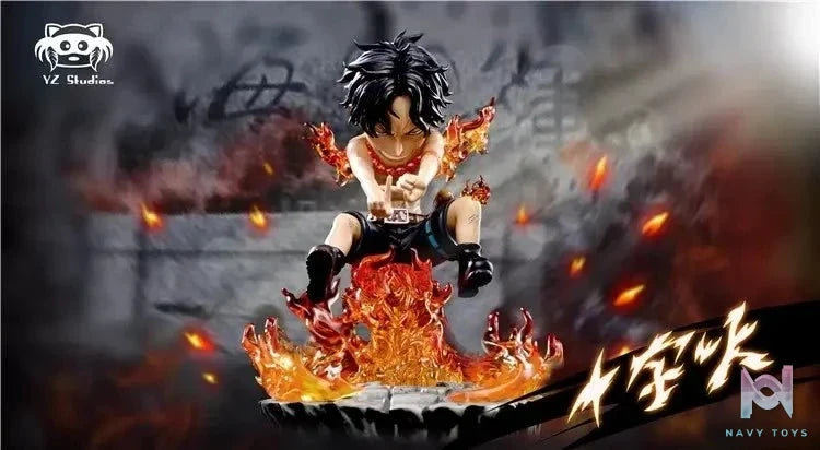 Whitebeard Pirates 2nd Division Commander Portgas D. Ace - One Piece - Yz Studio resin statue Navy Toys anime figure