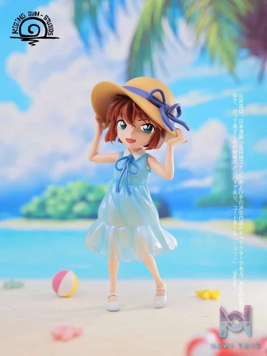 Rising sun Studio - Detective Conan Beach Ai Haibara resin statue Navy Toys anime figure