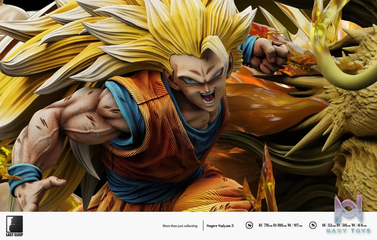 Son Goku SSJ3 Dragon Last Sleep Studio - Dragon Ball resin statue Last Sleep Studio anime figure