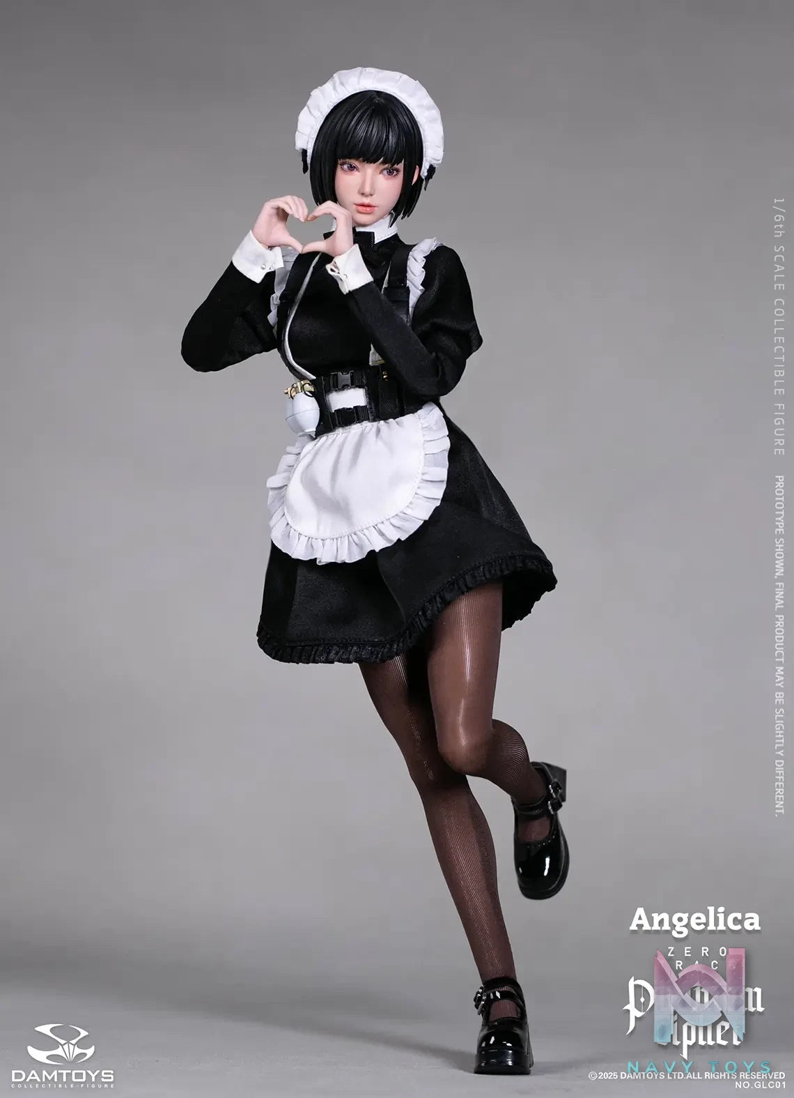 DAMTOYS – 1/6th scale PHANTOM CIPHER: ZERO TRACE ANGELICA Original Story Collectible Figure GLC01 (Licensed)