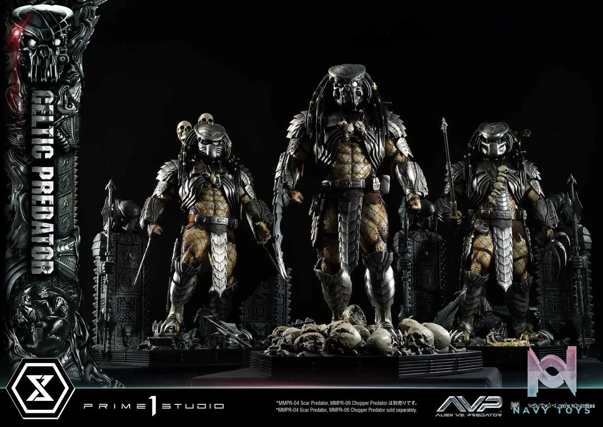 Prime 1 Studio Museum Masterline Alien vs. Predator Celtic Predator MMPR-05 MMPR-05S