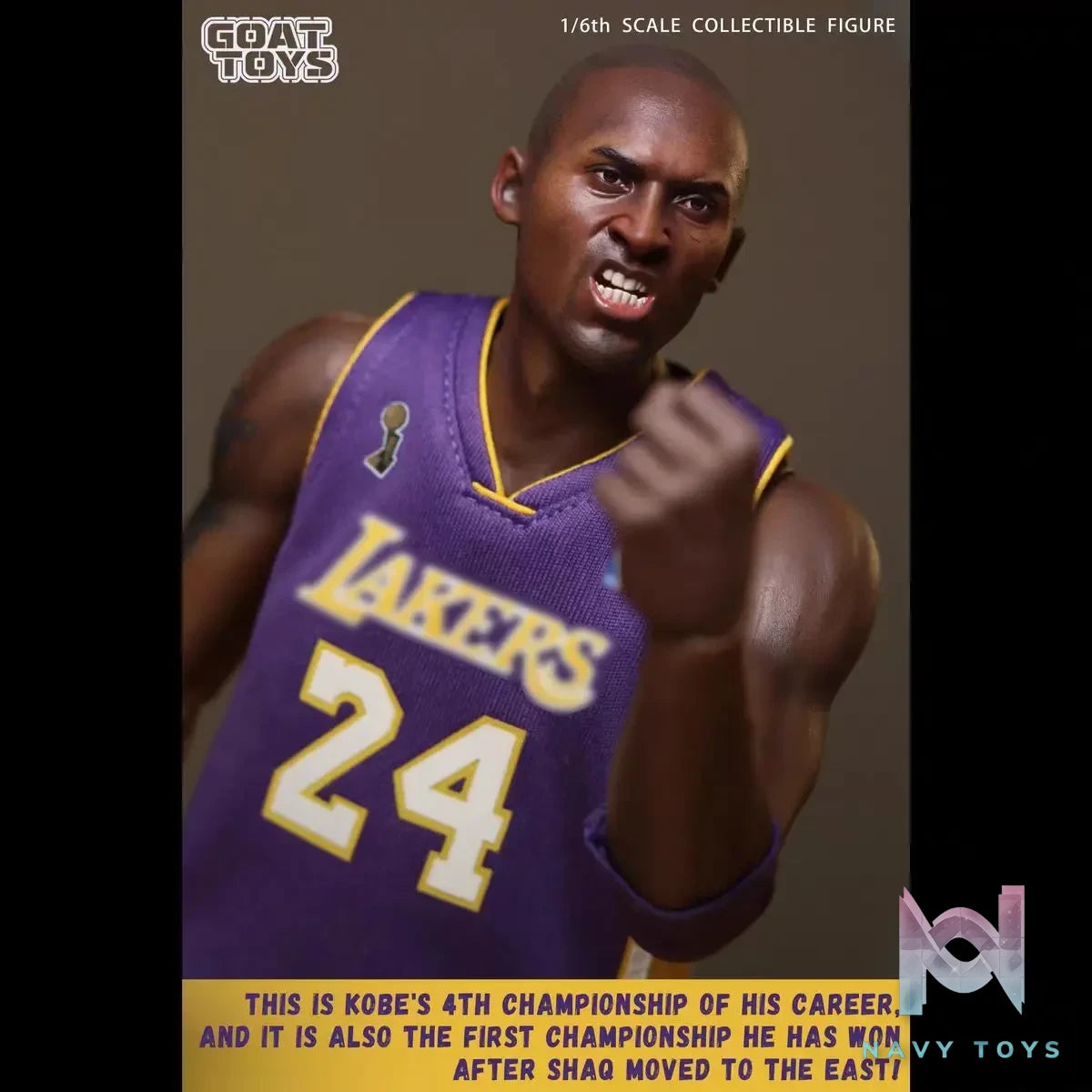Goat Toys Studio – NBA 1/6 Kobe’s fourth championship
