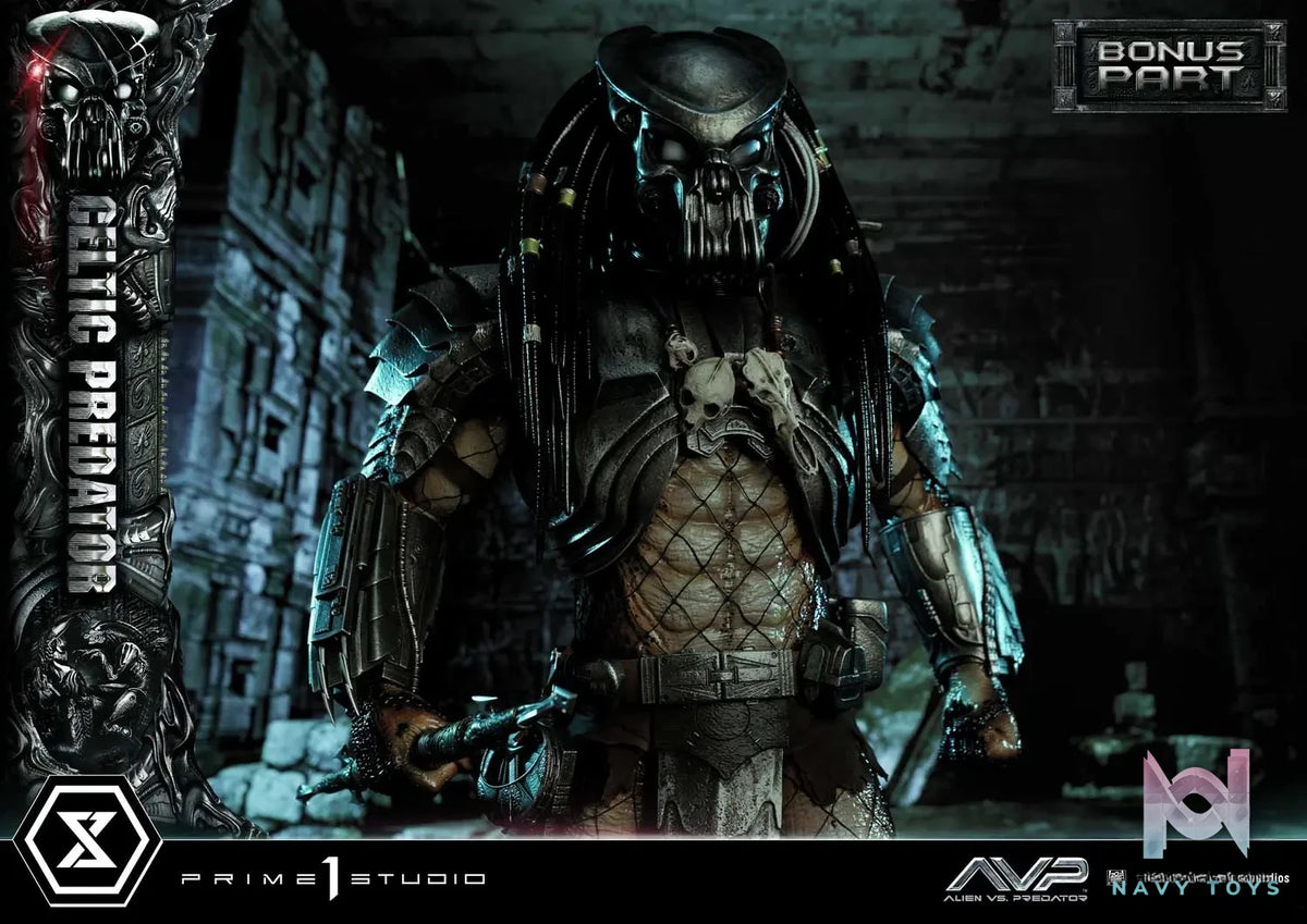Prime 1 Studio Museum Masterline Alien vs. Predator Celtic Predator MMPR-05 MMPR-05S