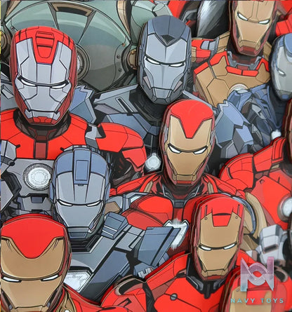 KALA HOME Studio – Iron Man Mark Series #03 3D Decorative Painting Marvel