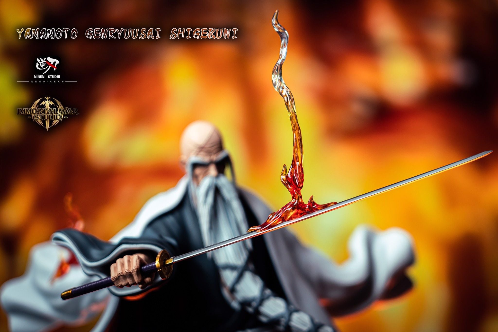 Yamamoto Genryusai Shigekuni - Bleach - I.W x Niren Studio resin statue IW Studio x Nien Studio anime figure