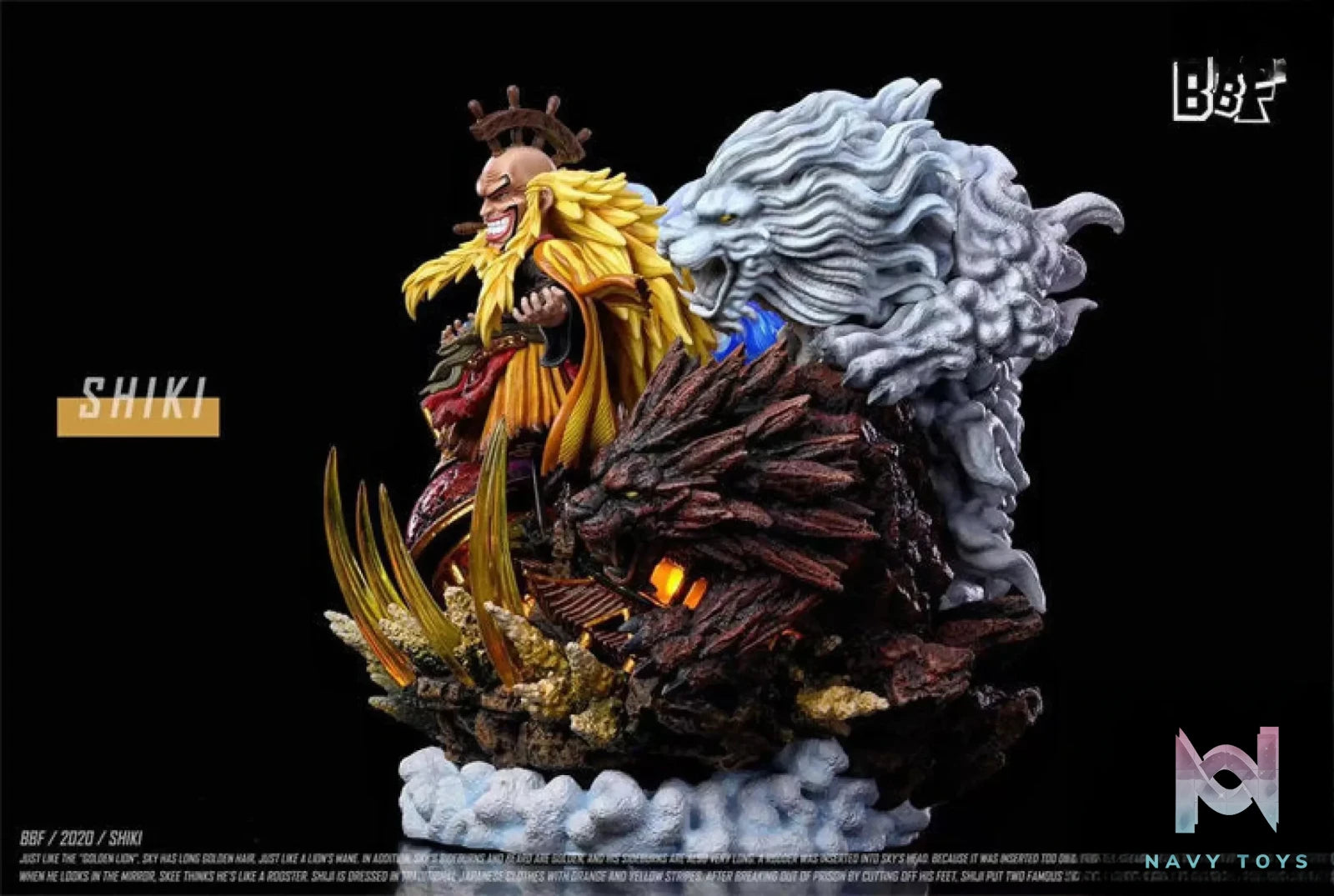 BBF Studio – One Piece Golden Lion Pirates Shiki