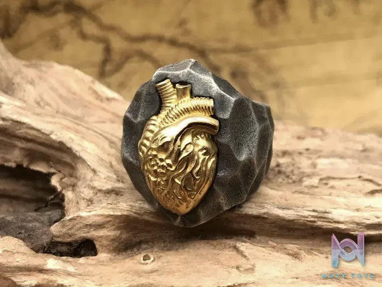 Shou Jiang Studio – Custom Original Design Steadfast Heart Ring Original