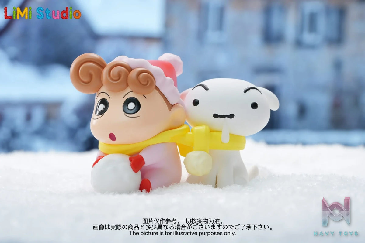 LiMi Studio – Crayon Shin-chan Winter Series SHimawari Snowball Fun