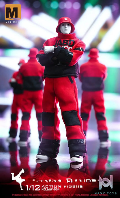 MINIWORK Studio – 1/12 Masked Dancer Action Figure NO.MW-004 JABBAWOCKEEZ