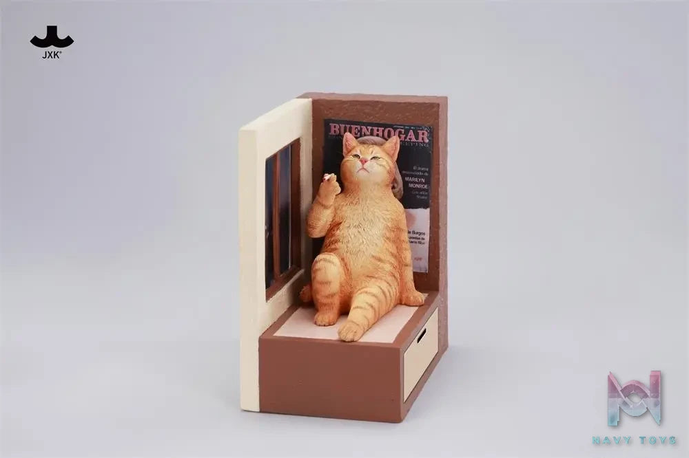 JXK – Philosopher Cat at the Windowsill JXK317-A/B/C/D (Licensed)