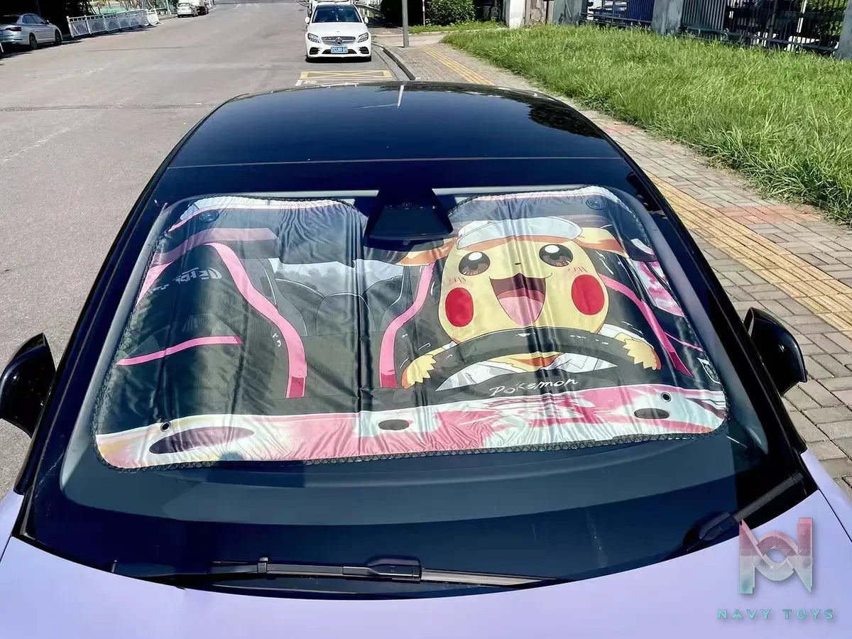 Plover Studio – Pokémon Car front sunshade Pikachu