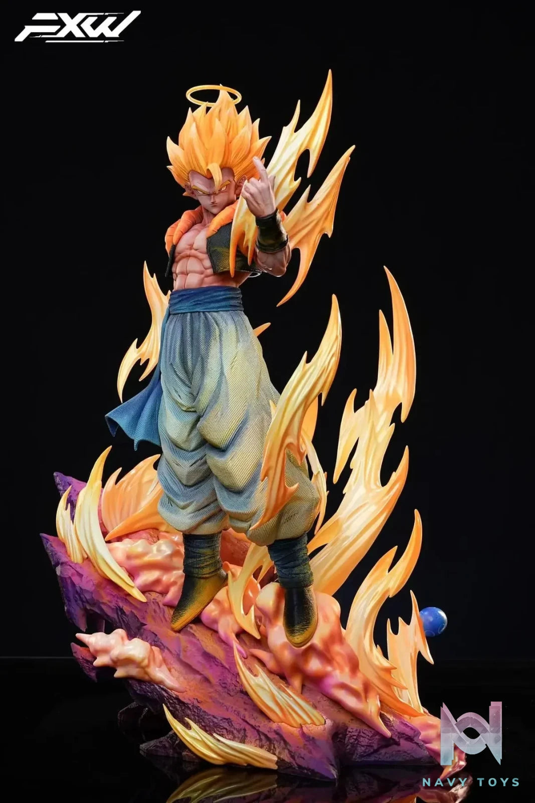 FXW Studio - Dragon Ball Hell Gogeta resin statue Navy Toys anime figure