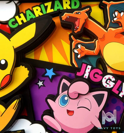 KALA HOME Studio – Pokémon Multiple Characters #11 3D Decorative Painting Pokémon
