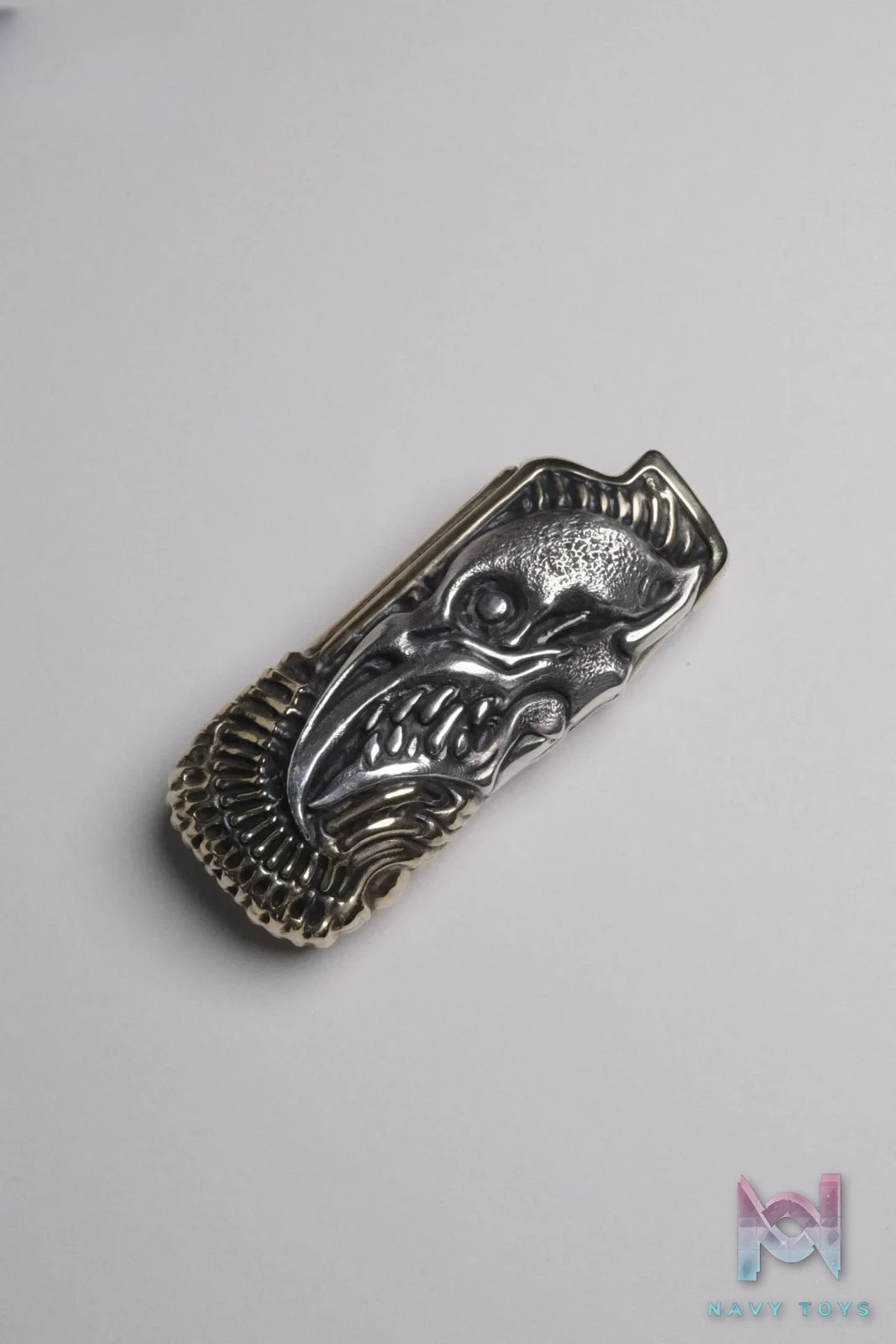 Raven Studio (silver jewelry) – Misty Fire Handmade Silver BIC J5 Lighter Case Original