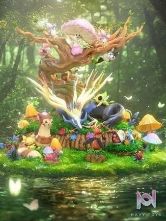 Forest Xerneas - Pokemon - Drawmon Studio resin statue Drawmon Studio anime figure