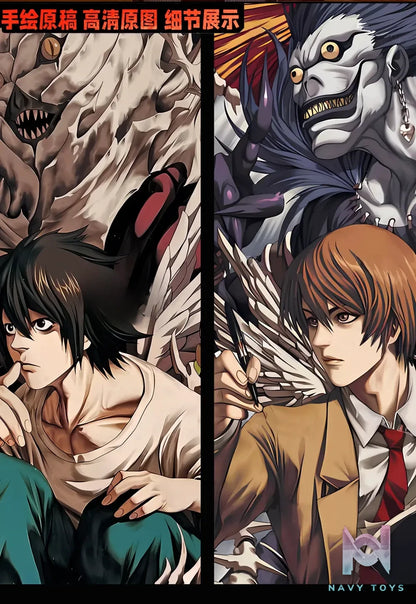 KALA HOME Studio – Death Note Multiple Characters 3Decorative Painting Death Note