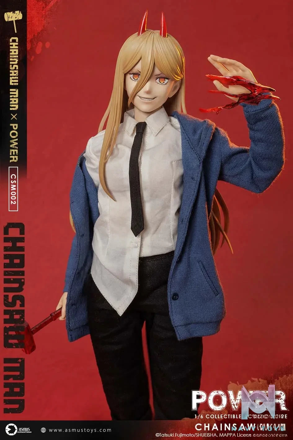 ASMUS TOYS – CHAINSAW MAN : POWER 1/6 Action Figure CSM002 (Licensed)