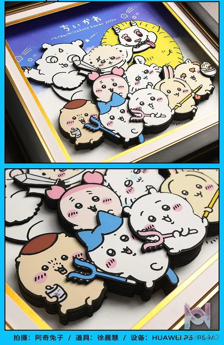 Yu Zhi Jiang Studio – Chiikawa Multiple Characters 3D Decorative Painting Chiikawa
