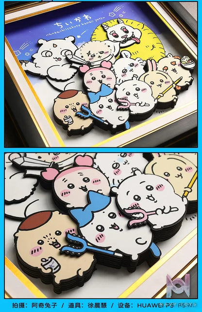 Yu Zhi Jiang Studio – Chiikawa Multiple Characters 3D Decorative Painting Chiikawa