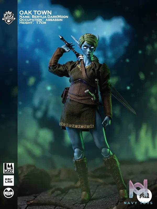 Lazy Monster Studio – Oak town Berylia Dark Moon Assassin & Sorceress (Licensed)