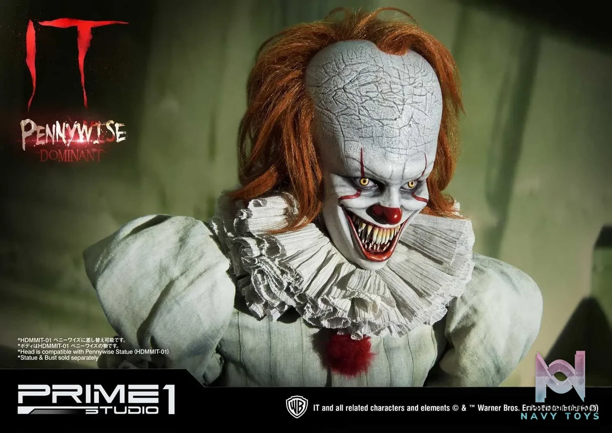 Prime 1 Studio – High Definition Bust IT (Film) Pennywise Head HDBIT-01 HDBIT-02 HDBIT-03 HDBIT-ALL (Licensed)
