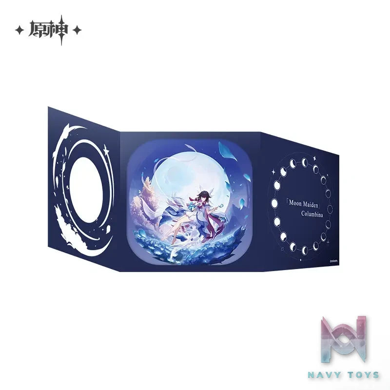 miHoYo – Genshin New Moon’s Blessing Columbina Stand X Ornament X Foldable Shikishi (Licensed)