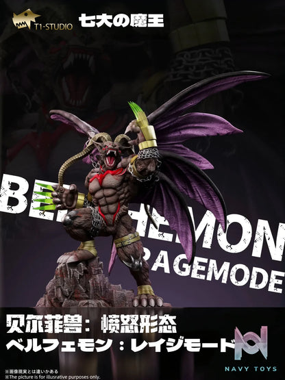 T1 Studio – Digimon The Seven Great Demon Lords Sloth Sin Belphemon Rage Mode