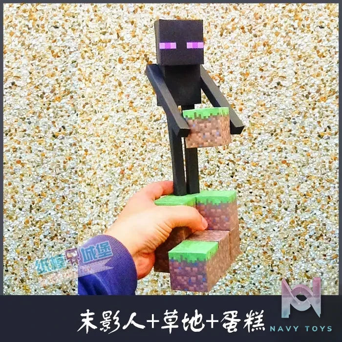 Qian Zhi Lu Studio – Minecraft series 3D Paper Model DIY
