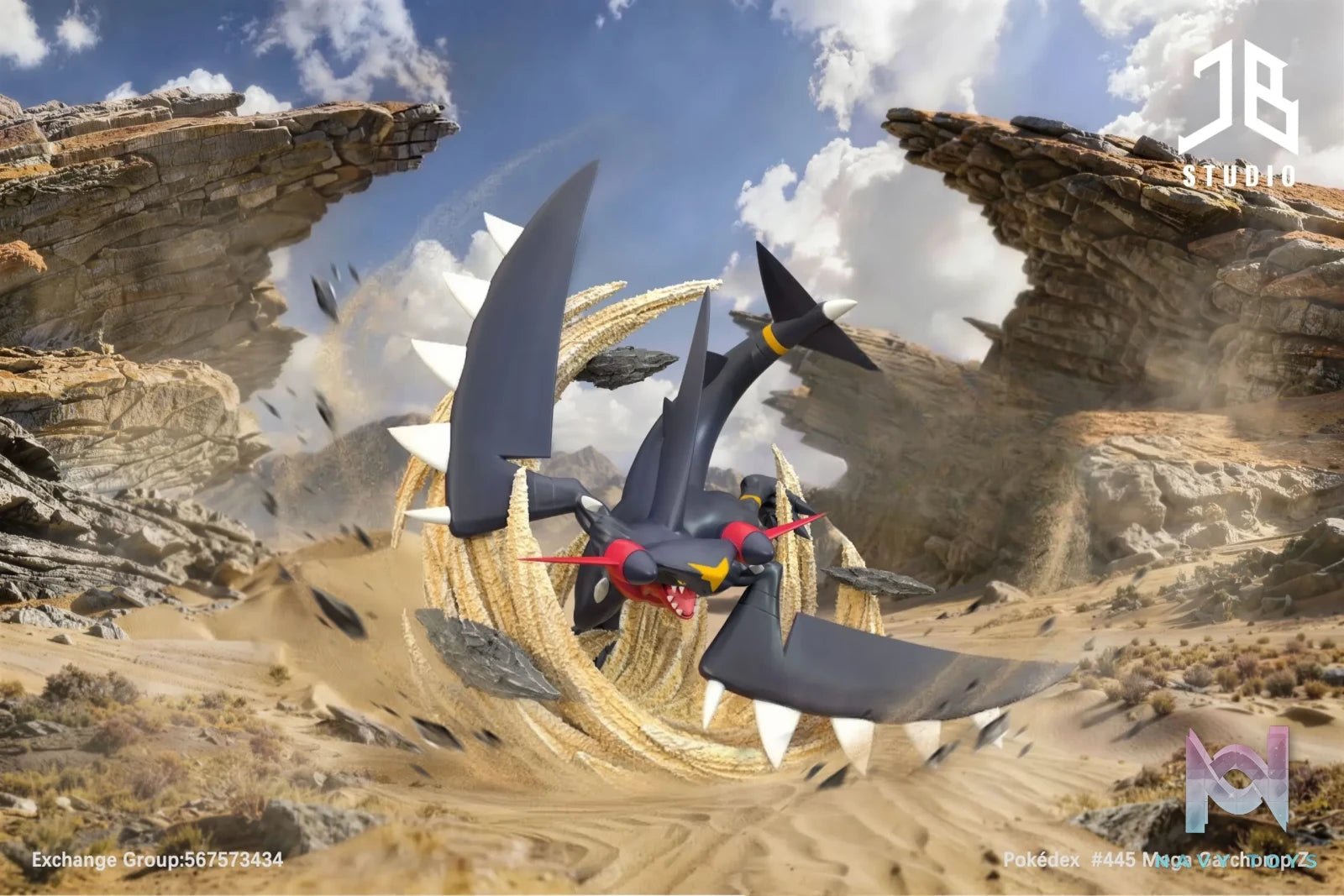 JB Studio – Mega Garchomp Z Pokémon