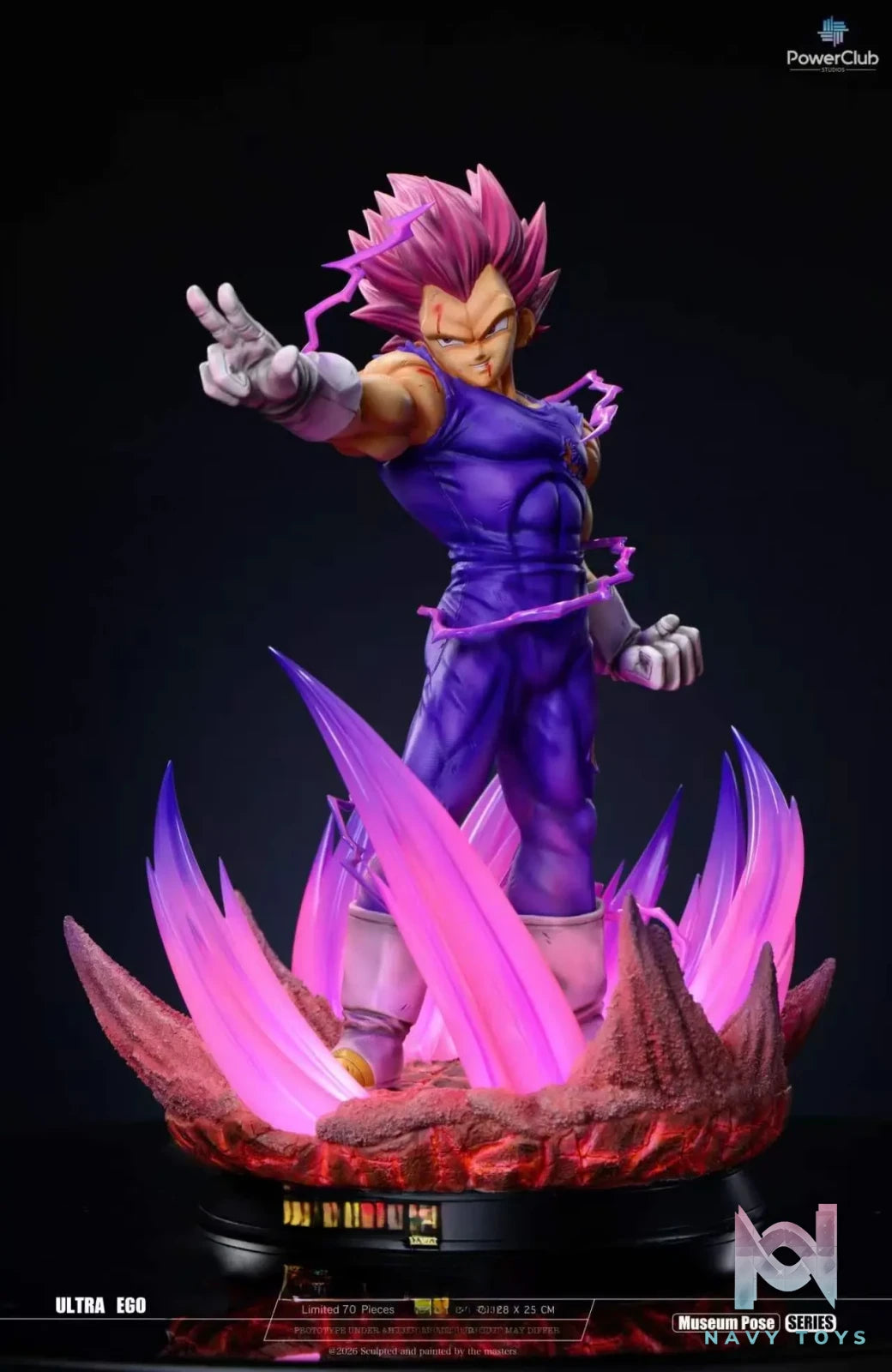 PowerClub Studio – Ultra ego Vegeta & Majin Vegeta 1/6 Collectible Statues Dragon Ball