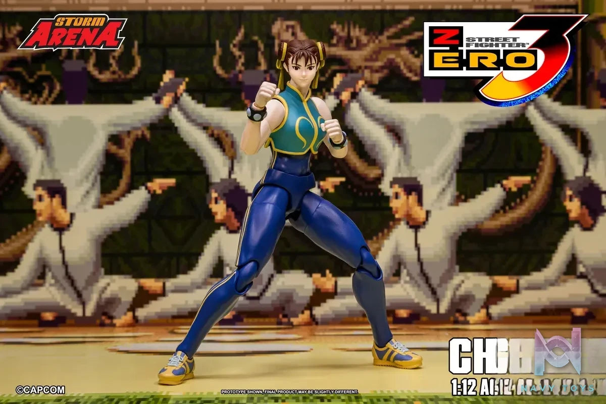 Storm Toys – STREET FIGHTER ZERO 3 CHUN LI 1/12 Action Figure SFSA06 (Licensed)