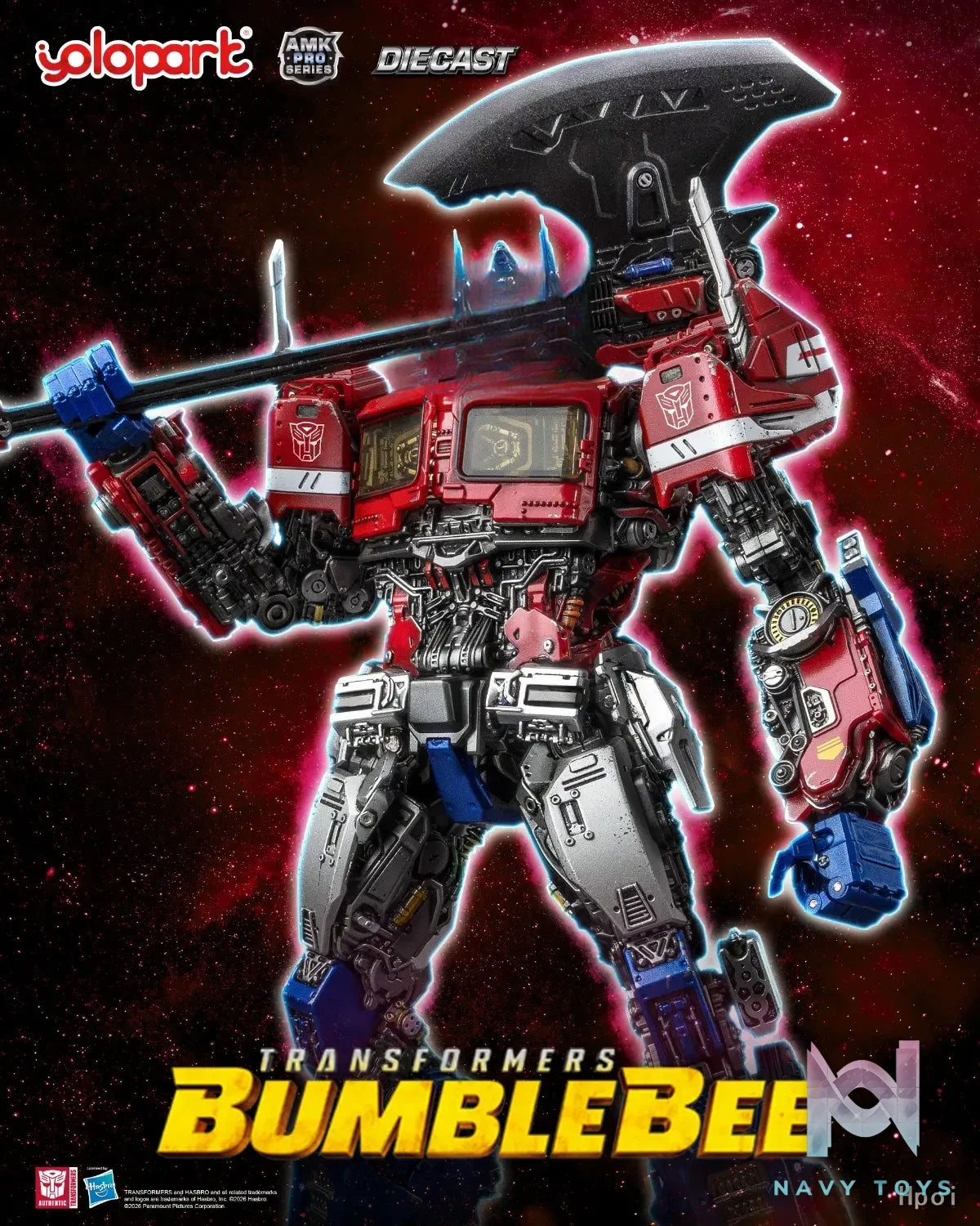 Yolopark – AMK PRO Series Transformers: Bumblebee Optimus Prime Model Kit (Licensed)