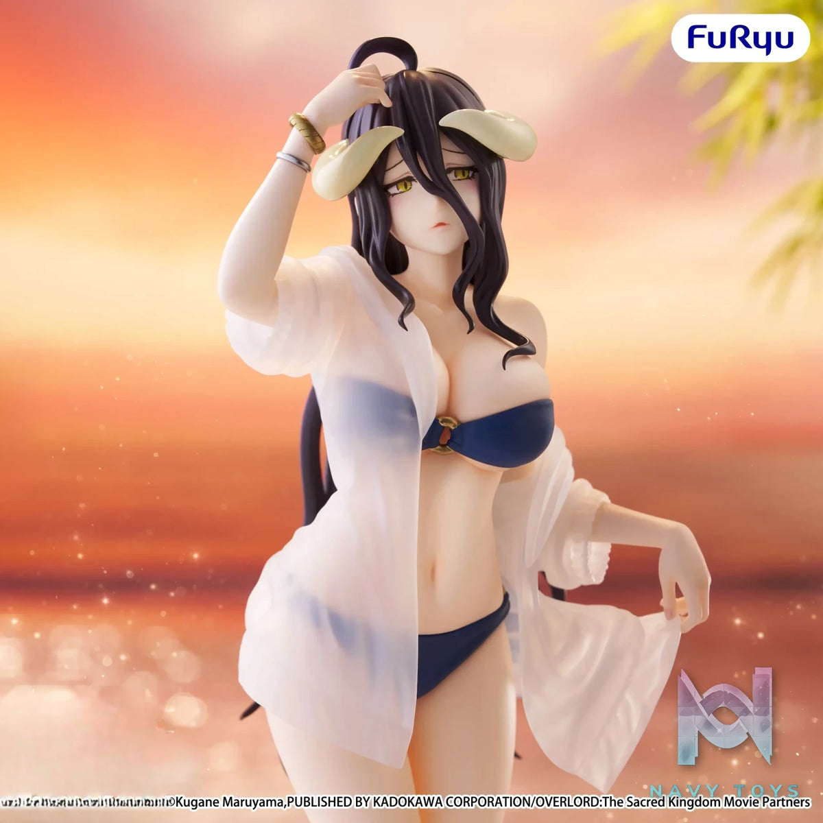 FURYU – OVERLORD Muchute Figure Albedo aqua ver. (Licensed)