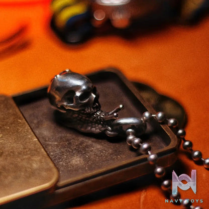 Raven Studio (silver jewelry) – Original Exclusive Design Skull Snail Pendant Original