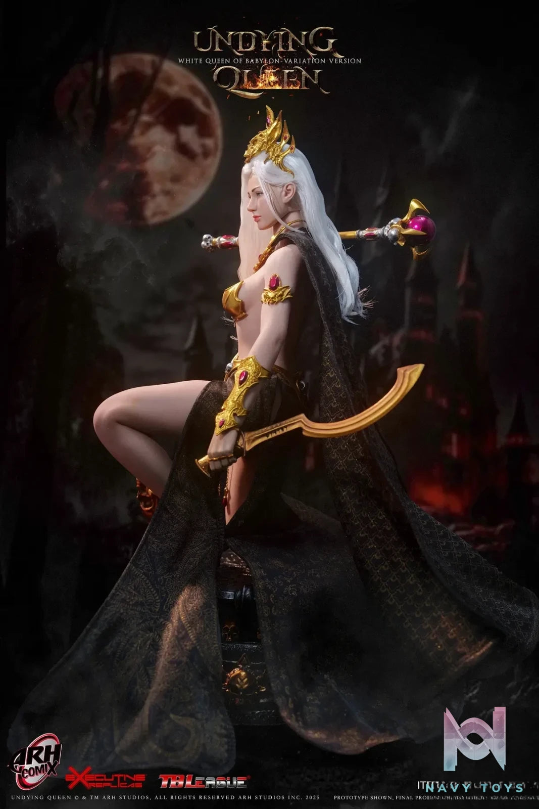 TBLeague – WHITE QUEEN OF BABYLON official version/variation version 1/6 Scale Action Figure PL2025-229A & PL2025-229B (Licensed)