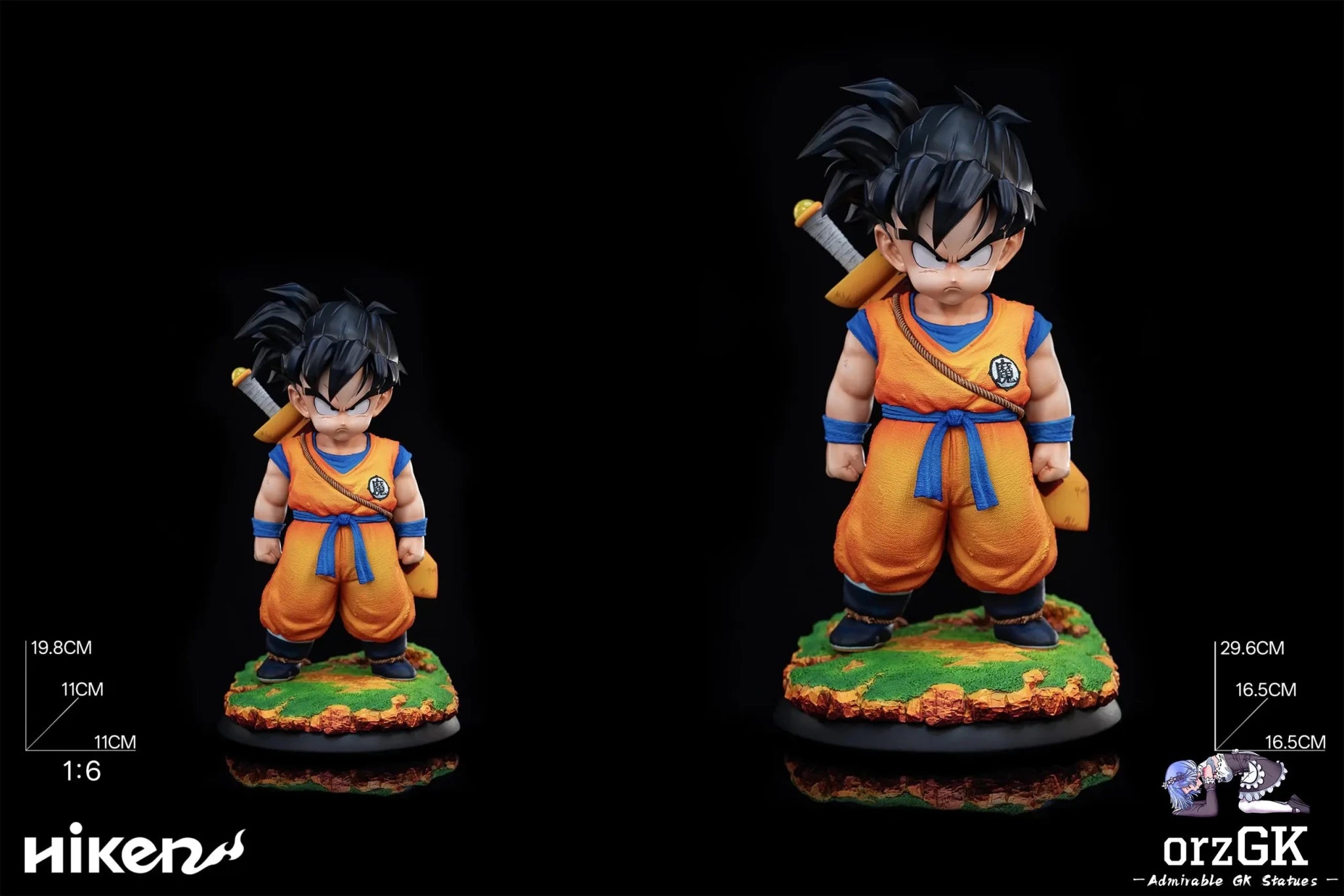 Hiken Studio - Dragon Ball Little Gohan resin statue Navy Toys anime figure