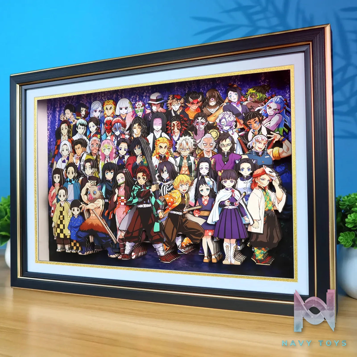 KALA HOME Studio – Demon Slayer Multiple Characters #19 3D Decorative Painting Demon Slayer