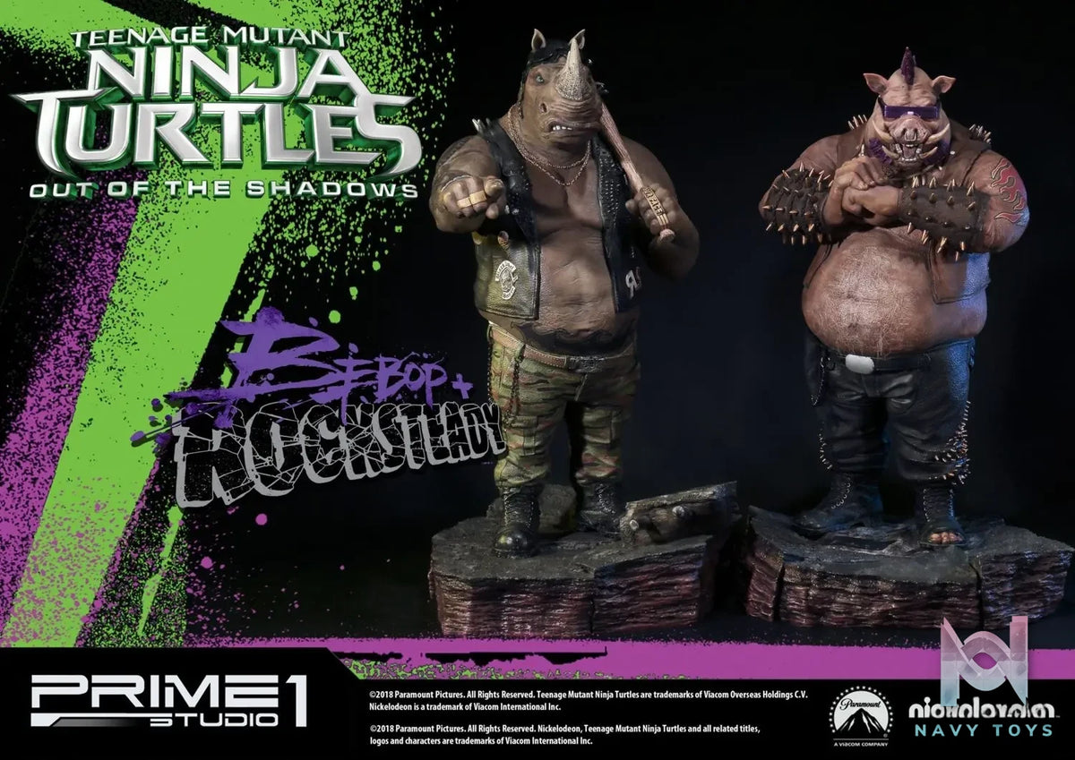 Prime 1 Studio – Premium Masterline Teenage Mutant Ninja Turtles: Out of the Shadows (Film) Bebop & Rocksteady EX Set PMTMNT-EX01 (Licensed)