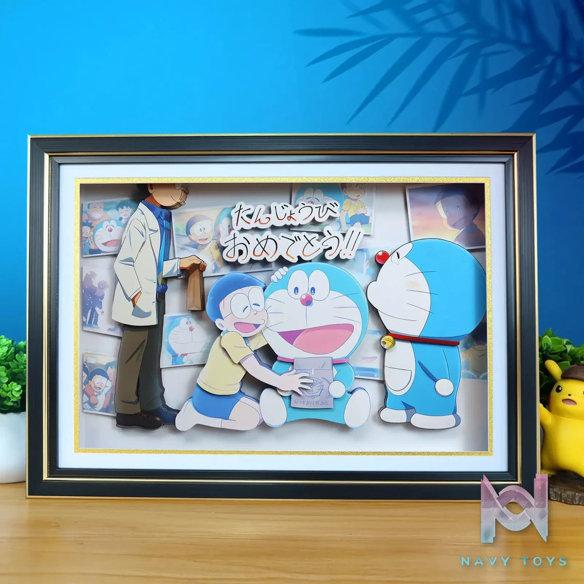 KALA HOME Studio – Doraemon X Nobita Nobi 3D Decorative Painting Doraemon