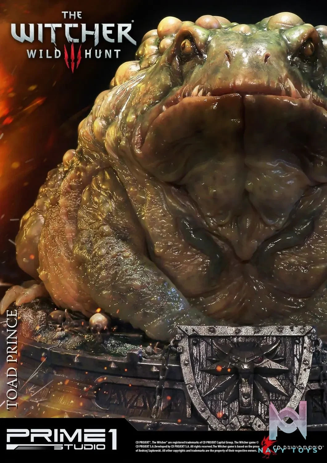 Prime 1 Studio – Premium Masterline The Witcher 3: Wild Hunt Toad Prince PMW3-05 PMW3-05GL (Licensed)