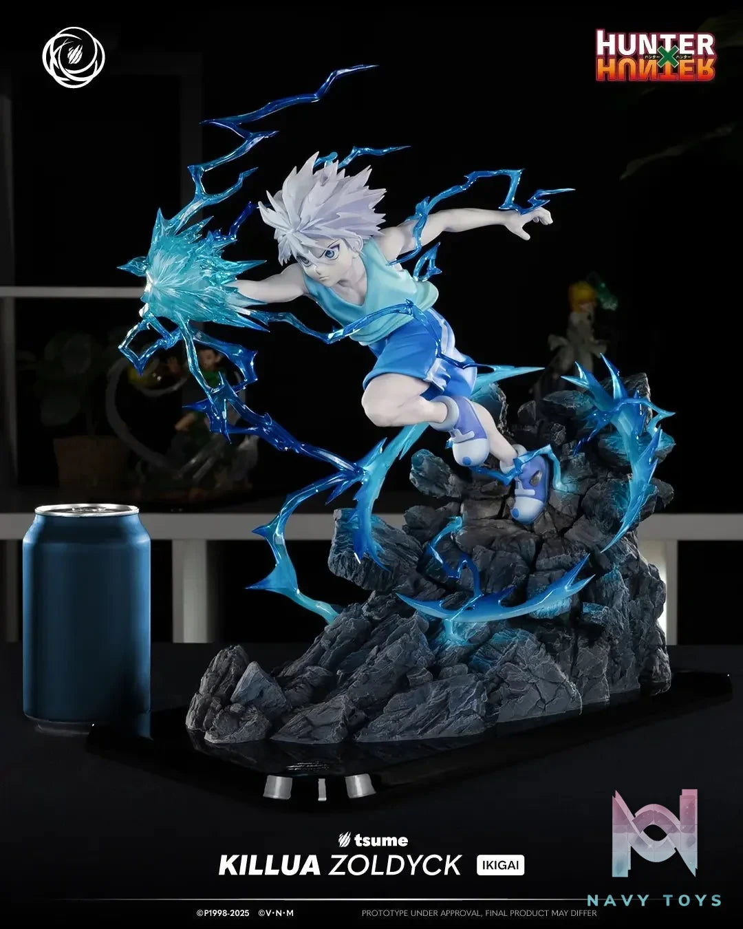TSUME Studio - Hunter x Hunter KILLUA ZOLDYCK IKIGAI (Licensed) resin statue Navy Toys anime figure