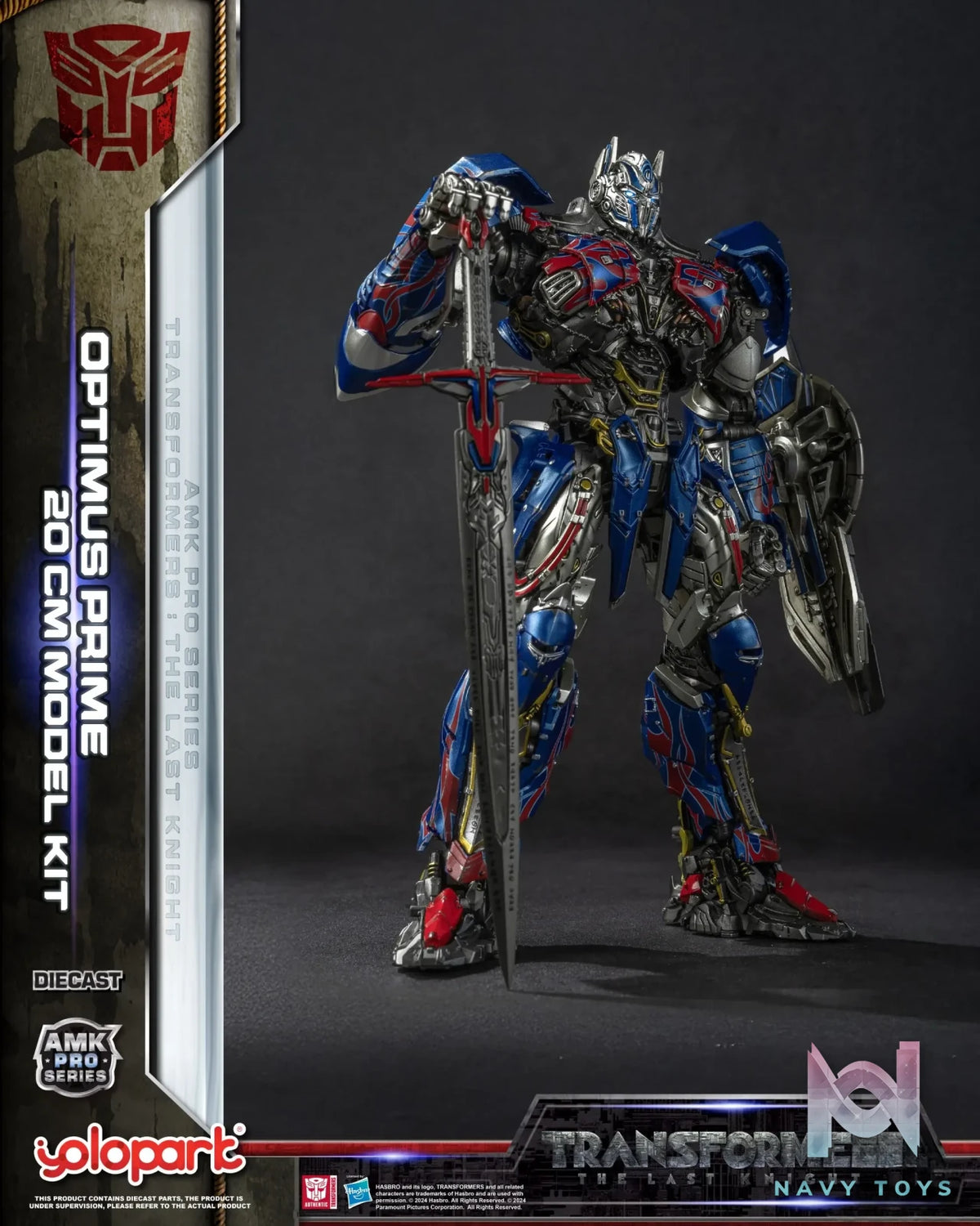 Yolopark Studio – Transformers: The Last Knight AMK PRO Series Optimus Prime Pre-Assembled Model