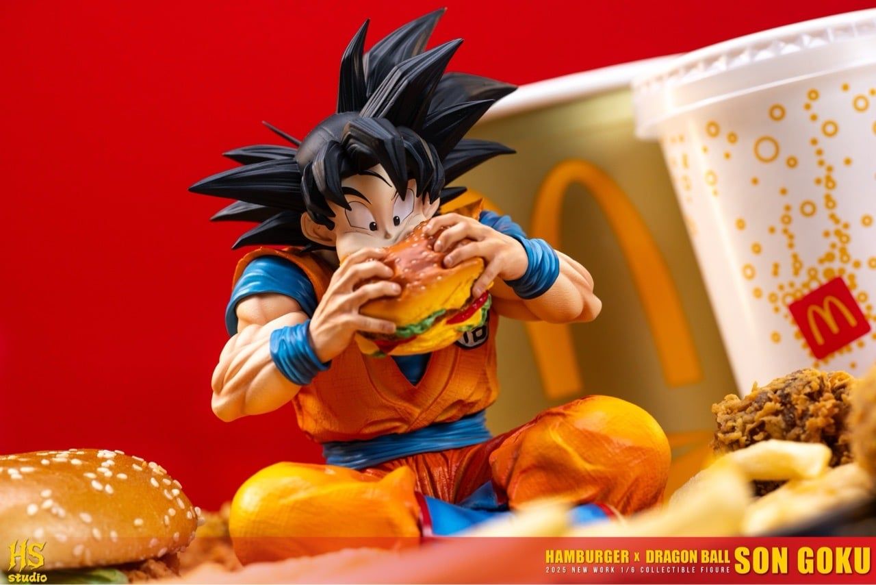 Hamburger Goku - Dragon Ball - HS Studio resin statue hs studio anime figure
