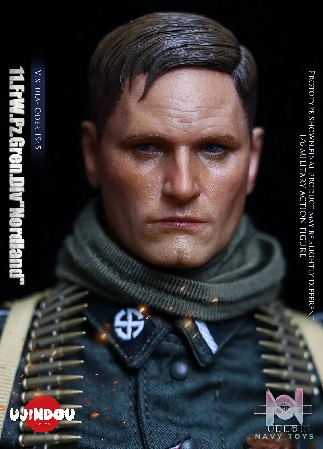 UJINDOU – 1/6 WWII 11. FrW. Pz. Gren. Div “Nordland”, Vistula – Oder 1945 UD9051 (Licensed)