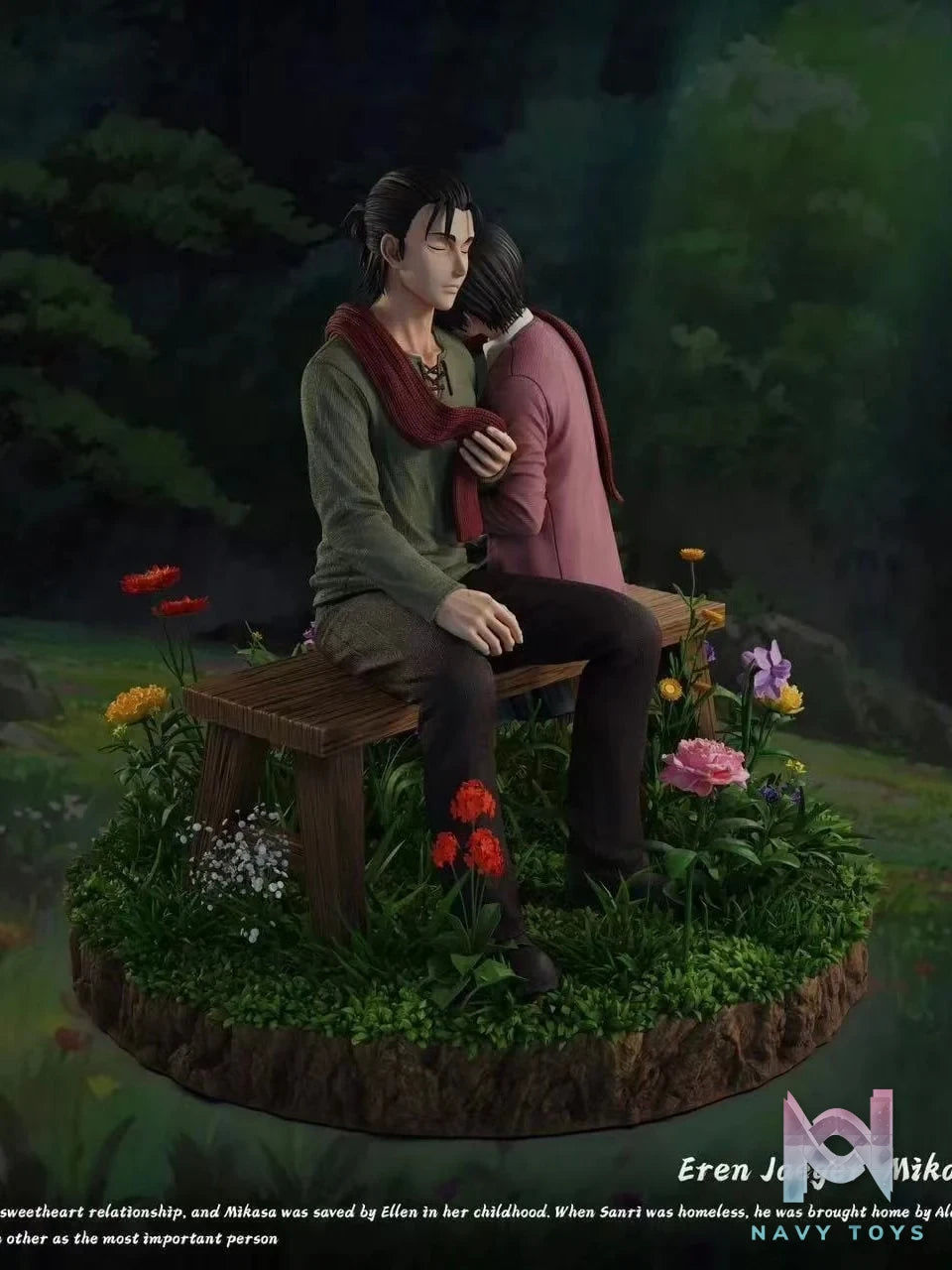 Eren & Mikasa - Attack On Titan - Freedom Studio resin statue freedom studio anime figure