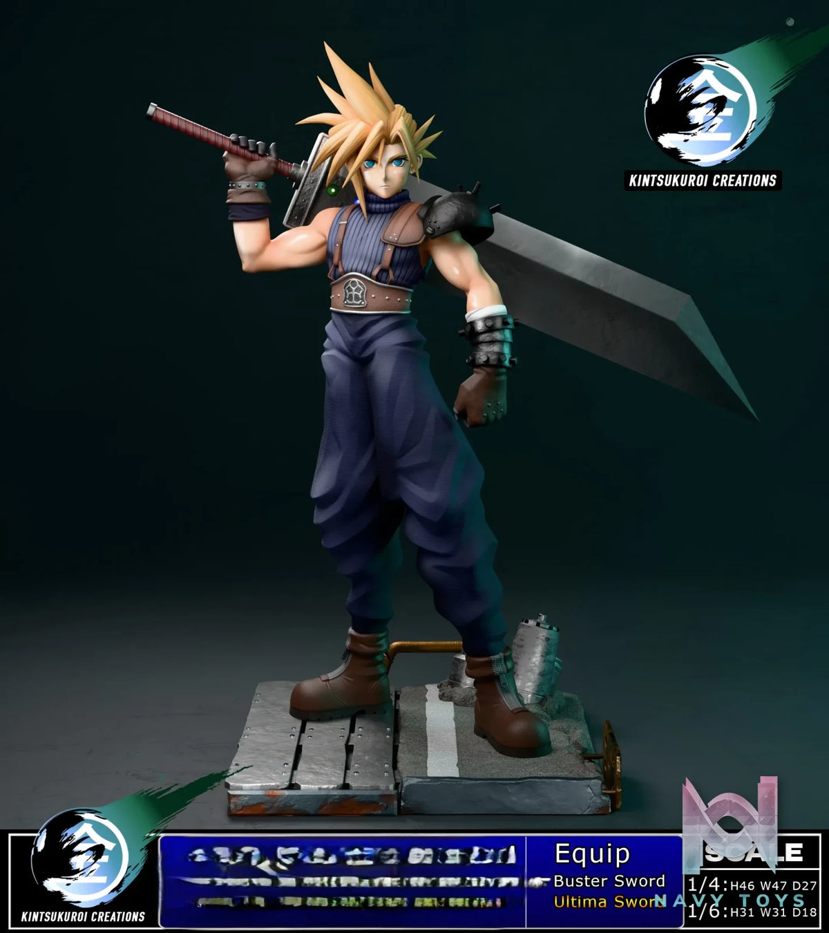Kintsukuroi Creations Studio – Cloud Strife Final Fantasy VII