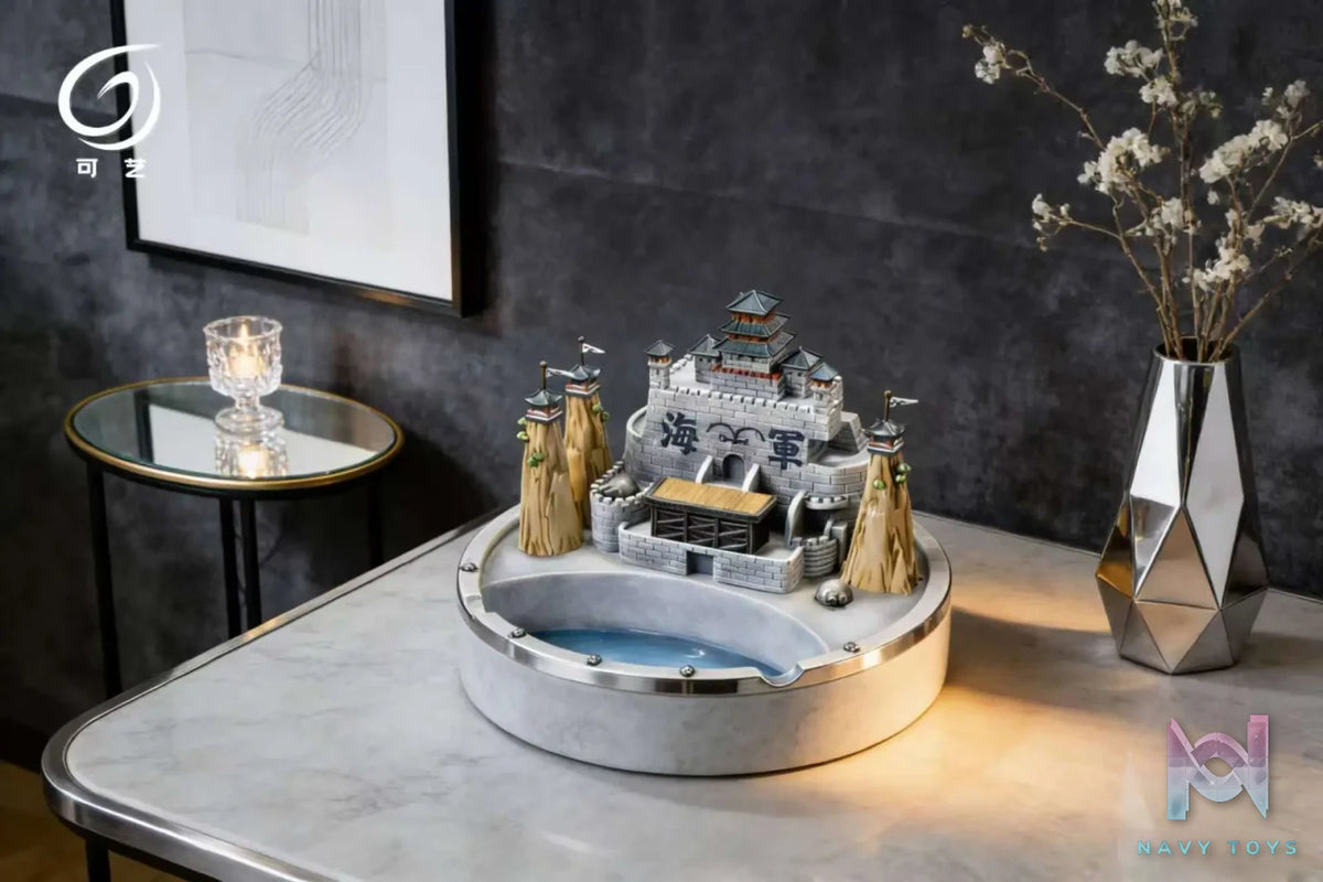 Ke Yi Mo Wan Studio – Marineford’s Marine Headquarters Creative Ornament Ashtray One Piece