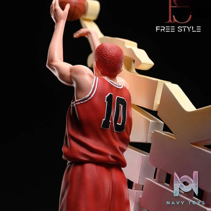 Free Style Studio – Slam Dunk Shohoku VS Sanno Full Game Series #1 Sakuragi Hanamichi Killer Jump Shot