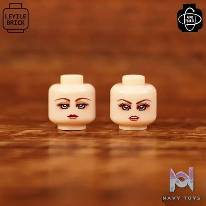 LEYILEBRICK Studio – Cute Girl Posable Head #04 Original