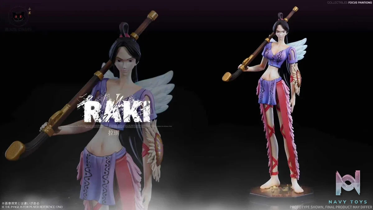 Raki x Braham x Kamakiri x Genbo resin statue black studio anime figure